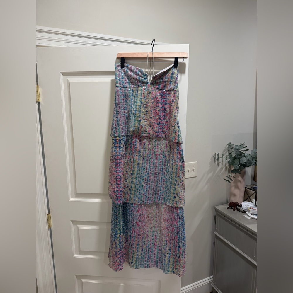 Saylor Maxi Dress Rainbow sequin
